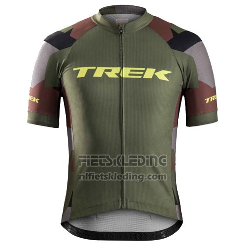 2016 Fietskleding Trek Bontrager Vede Militare Korte Mouwen en Koersbroek